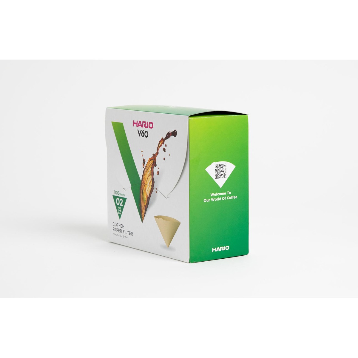 Hario V60 Filtros de Papel 02 (100u), Filtros