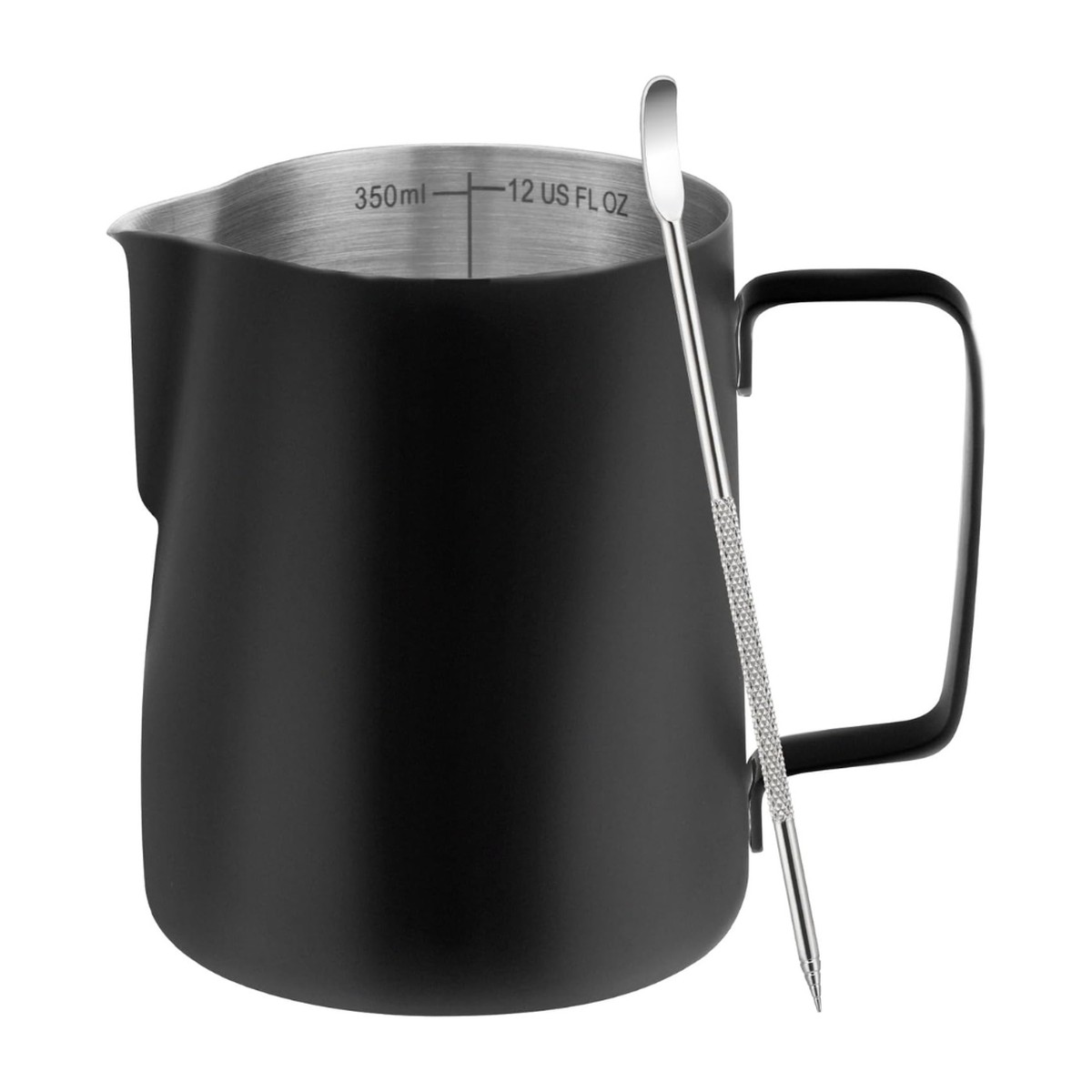 Jarra para Arte Latte – Negro, Arte Latte